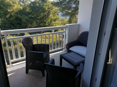 Apartment Apartments Libertas - Studio with Balcony and Sea View -  (8) in Rogoznica - Apartment