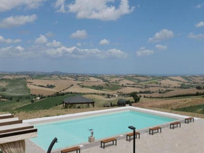 Holiday house Ferienwohnung mit Pool und Panoramablick - Outdoor photo 10