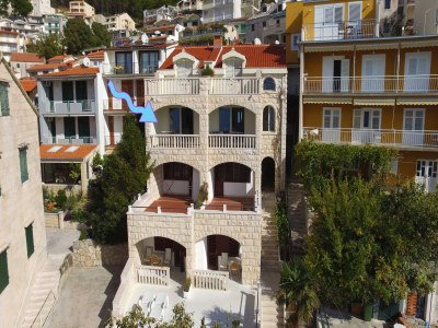 Apartment Apartments & Room Vesna - Studio Apartment with Sea View in Makarska Riviera - Apartment
