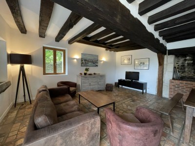 Holiday house Stone House in Sarthe with Historic Chapel in Saint-Jean-de-la-Motte - Holiday house