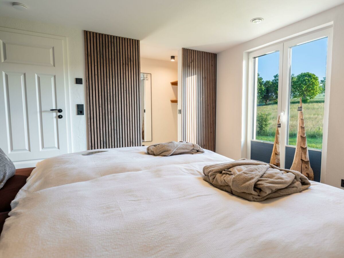 Apartment Wellness-Ferienhaus, Bad/WC mit Sauna u. Jacuzzi