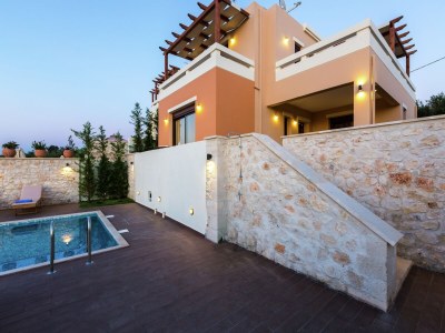Villa Villa Arkadi mit Panorama-Pool und Natur - Outdoor photo 12
