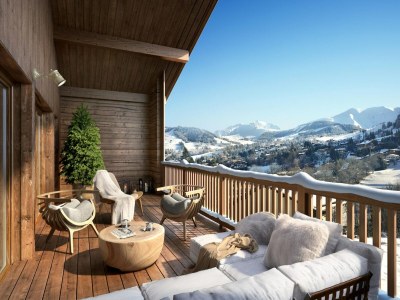 Apartment Apartment in Megève near French Alps - Outdoor photo 6