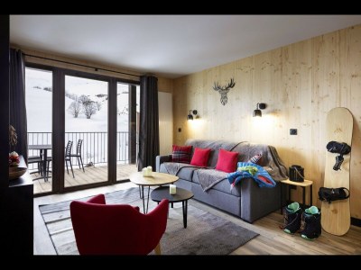 Apartment Apartment in Le Corbier with Heated Pool - Features photo 20