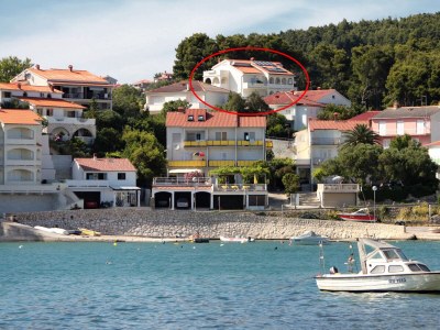 Apartment Two bedroom apartment with terrace and sea view Banjol, Rab A-5022-d in Rab - Apartment
