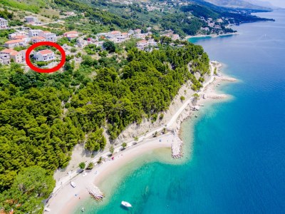 Apartment Two bedroom apartment with balcony and sea view Brela, Makarska A-24416-a - Outdoor photo 2