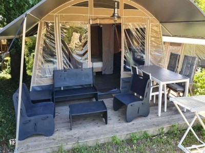Holiday park Zelt-Lodge in Dordogne mit Aussicht - Environment photo 15