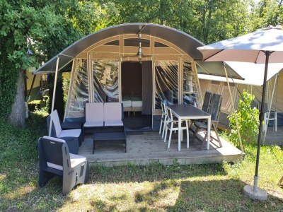 Holiday park Zelt-Lodge in Dordogne mit Aussicht - Environment photo 25