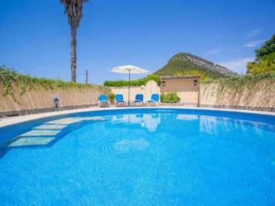Apartment Villa in Pollensa mit Pool und Bergblick - Outdoor photo 11