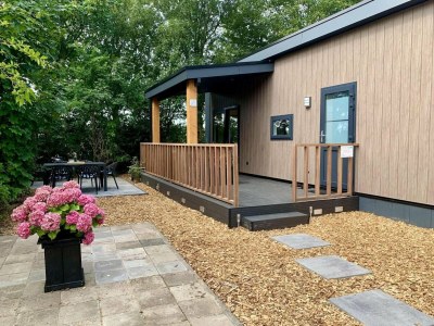 Holiday house Modern chalet with terrace, veranda - Outdoor photo 7