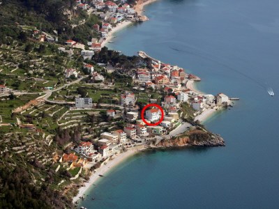 Apartment One bedroom apartment with terrace and sea view Drašnice, Makarska A-2581-a - Outdoor photo 2