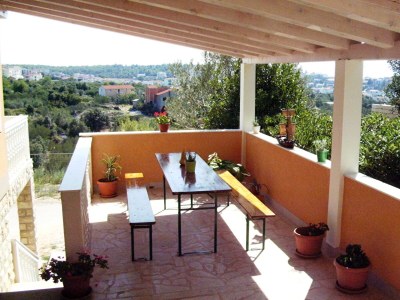 Apartment Two bedroom apartment with balcony and sea view Seget Vranjica, Trogir A-8507-d in Seget Donji - Apartment