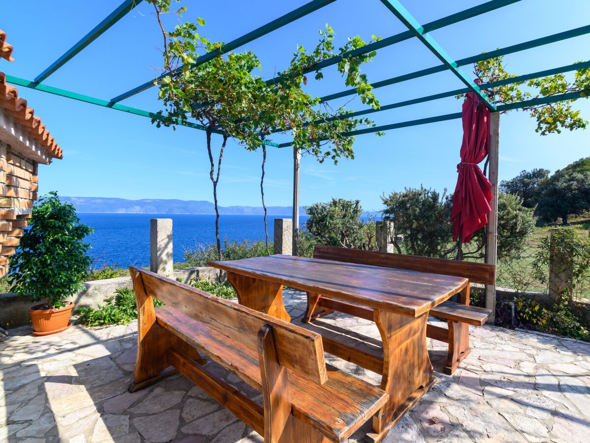 Apartment One bedroom apartment with terrace and sea view Duga Luka (Prtlog), Labin A-2335-c