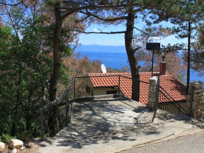 Apartment One bedroom apartment with terrace and sea view Brseč, Opatija A-2359-a - Outdoor photo 10