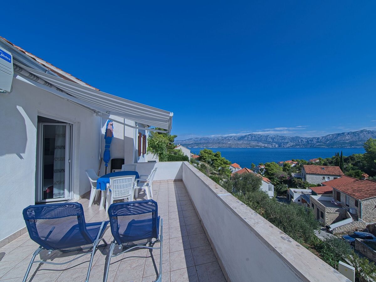 Apartment Two bedroom apartment with terrace and sea view Postira, Brač A-11168-a