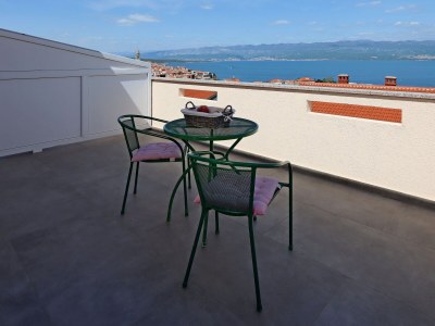 Holiday room with terrace and sea view Vrbnik, Krk S-5299-a in Vrbnik - Holiday room
