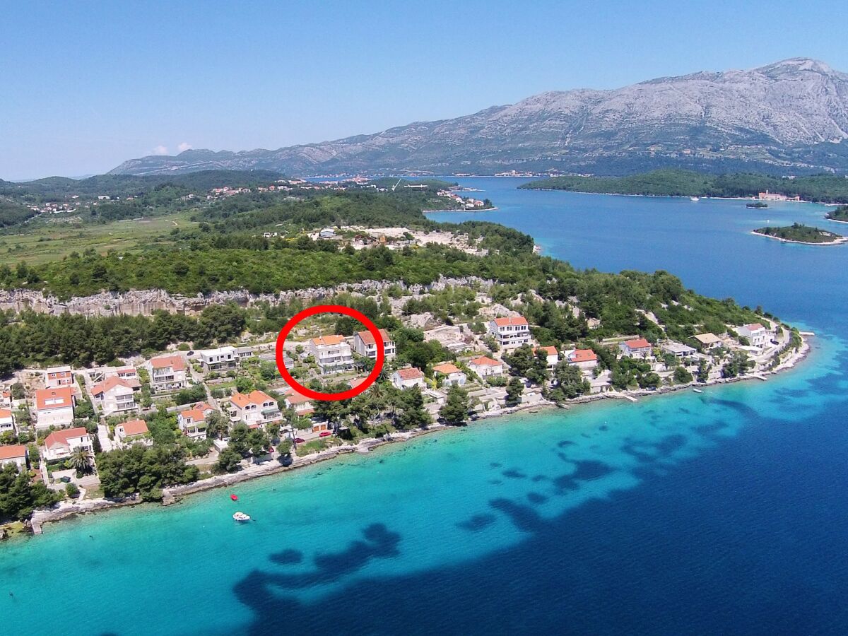 Apartment One bedroom apartment near beach Lumbarda, Korčula A-4440-b - Outdoor photo 2