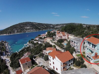Apartment Three bedroom apartment with terrace and sea view Sevid, Trogir A-16111-a in Marina - Apartment