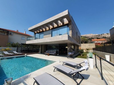 Villa Four-bedroom house with balcony Baška, Krk K-19533 - Outdoor photo 25