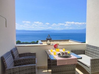 Apartment Two bedroom apartment with terrace and sea view Njivice, Krk A-20898-a - Outdoor photo 22
