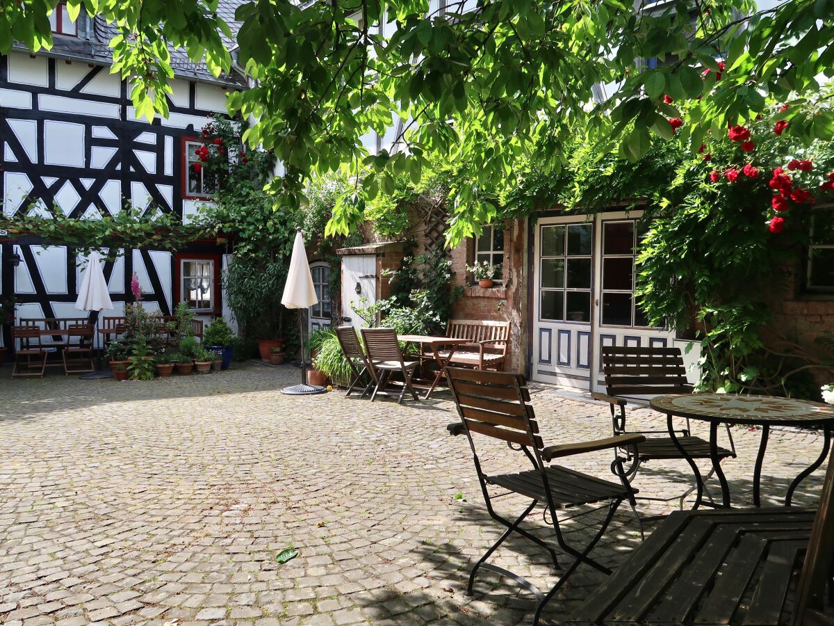 Holiday apartment "WaldrebenNest" im Fachwerkhof - Outdoor photo 4