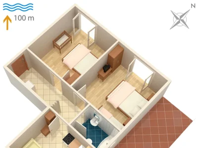 Apartment Two bedroom apartment with terrace Podaca, Makarska A-2617-b - Outdoor photo 27