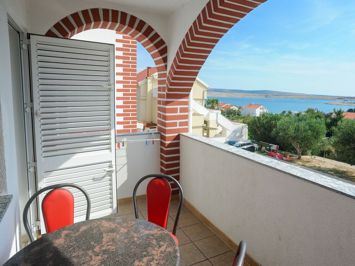 Apartment One bedroom apartment with terrace and sea view Caska, Pag A-4109-c