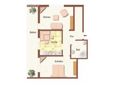 Holiday apartment Talblick in the guesthouse on the mountain - Features photo 13
