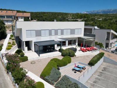 Holiday house Four-bedroom house with terrace and sea view Posedarje, Novigrad K-24091 - Outdoor photo 7