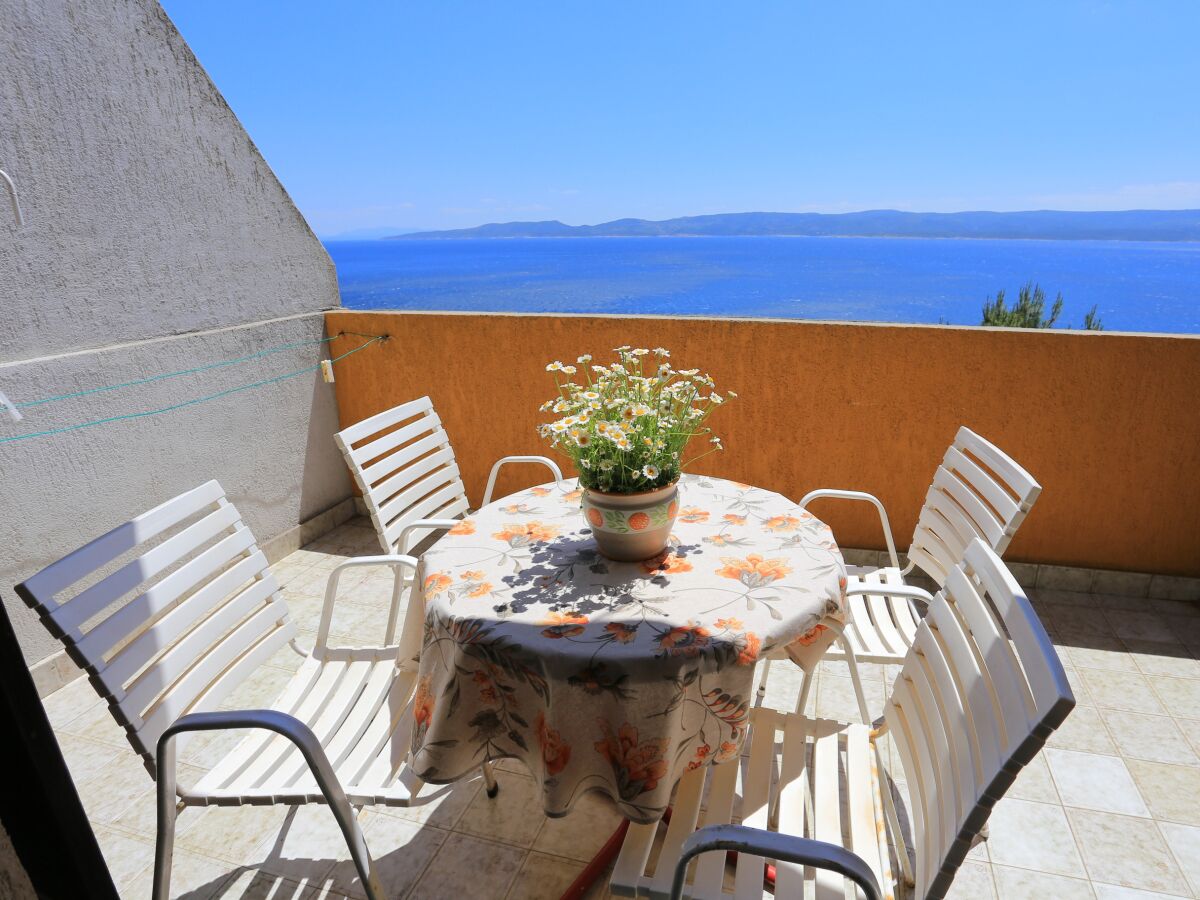 Apartment Studio flat with terrace and sea view Marušići, Omiš AS-1024-b