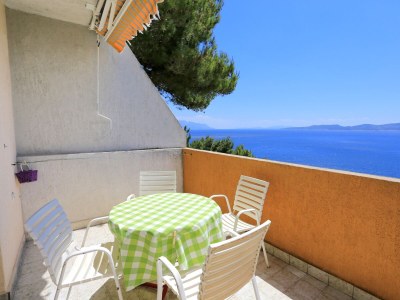 Apartment Studio flat with terrace and sea view Marušići, Omiš AS-1024-c in Marusici - Apartment