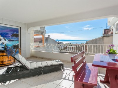 Apartment Two bedroom apartment with terrace and sea view Tučepi, Makarska A-22384-b in Tučepi - Apartment