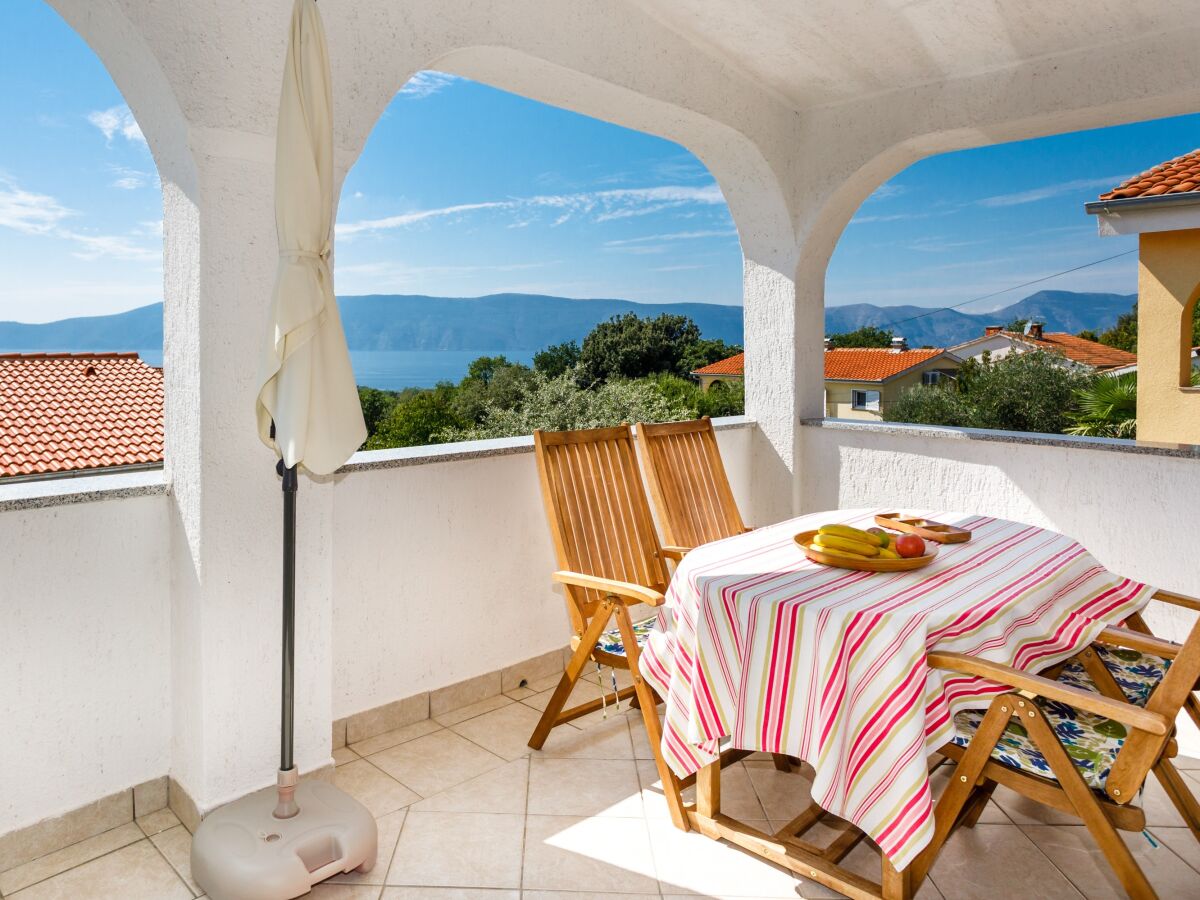 Apartment Two bedroom apartment with terrace and sea view Pinezići, Krk A-24610-a