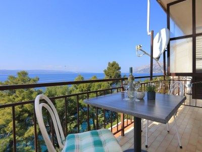 Apartment Studio flat with balcony and sea view Brela, Makarska AS-2718-a in Brela - Apartment