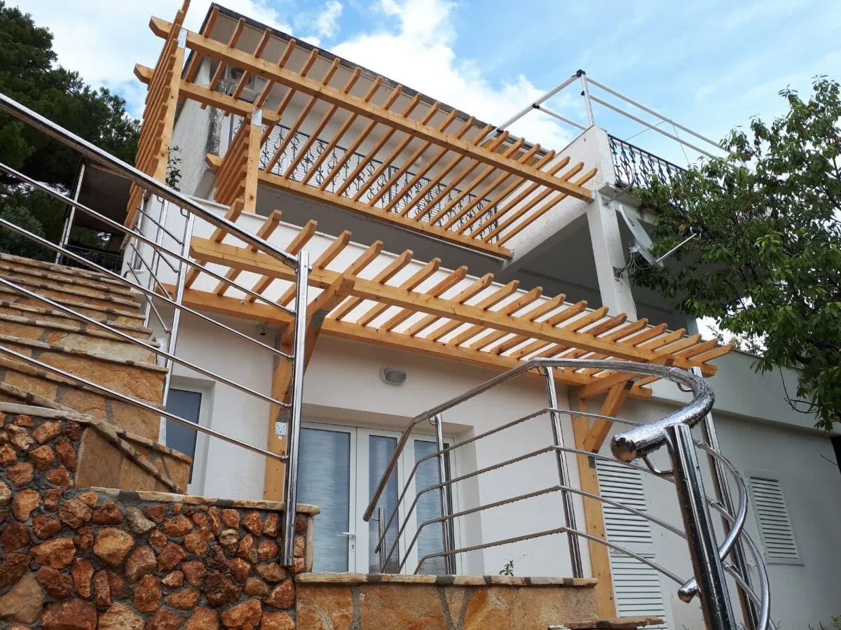 Apartment Two bedroom apartment with terrace and sea view Mimice, Omiš A-14230-b - Outdoor photo 3