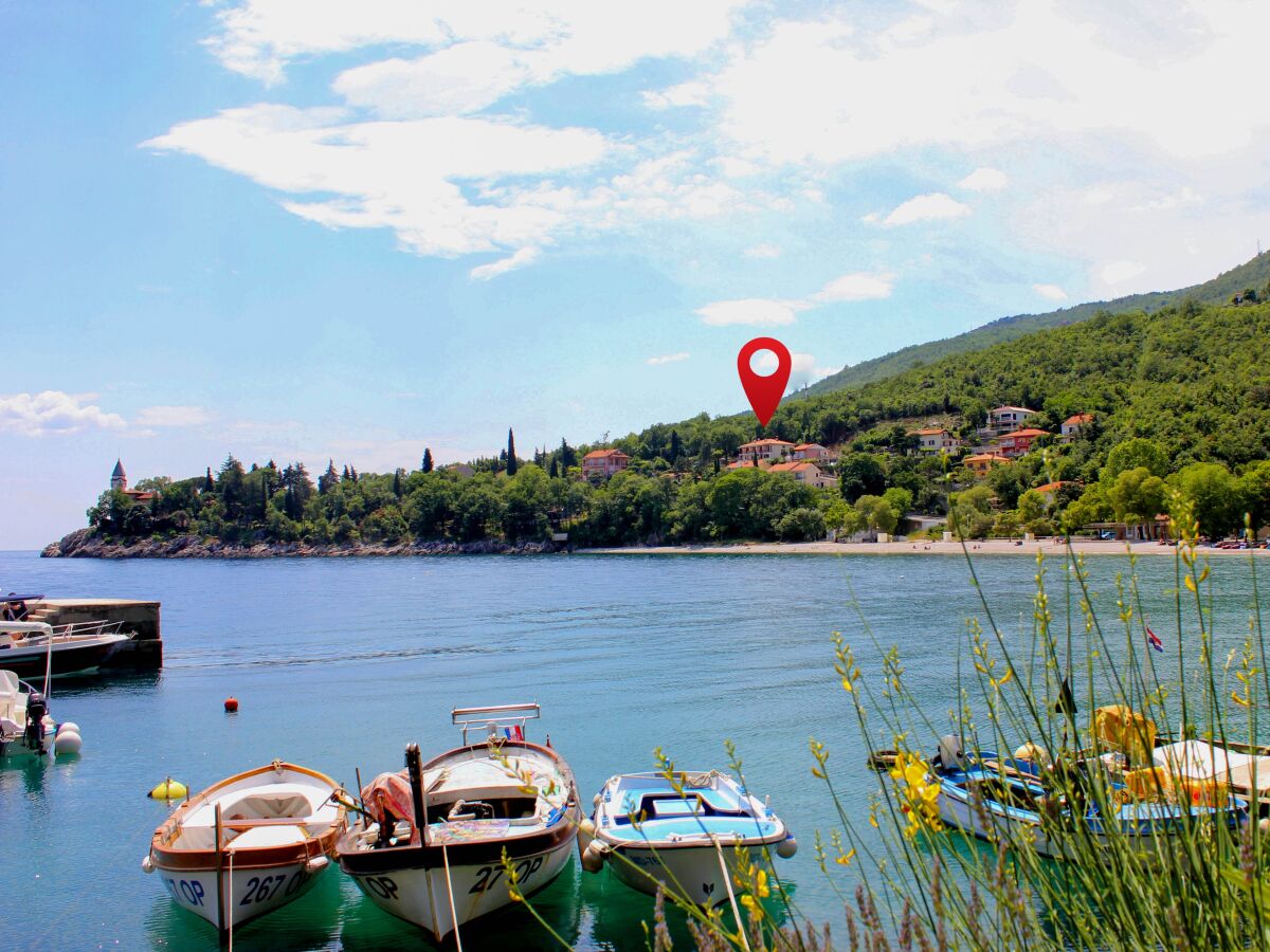 Apartment Two bedroom apartment with terrace and sea view Medveja, Opatija A-7720-b - Outdoor photo 2