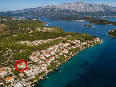 Apartment Three bedroom apartment near beach Lumbarda, Korčula A-10049-a - Outdoor photo 9