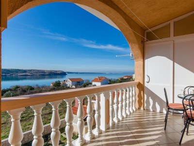 Apartment One bedroom apartment with balcony and sea view Rtina - Miočići, Zadar A-13072-a in Ražanac - Apartment