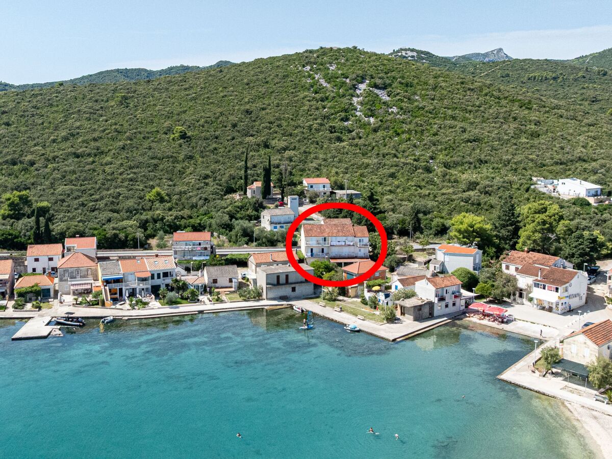 Apartment Two bedroom apartment with balcony and sea view Drače, Pelješac A-14019-b