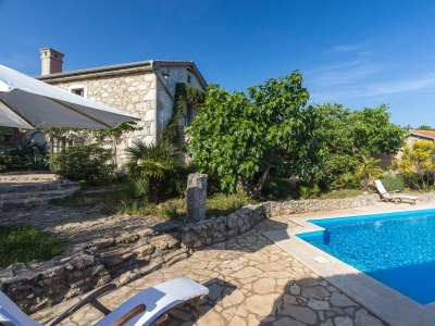 Holiday house Three bedroom house with terrace and sea view Bajčići, Krk K-17293 in Malinska - Holiday house