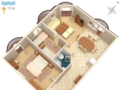 Apartment Two bedroom apartment near beach Kraj, Pašman A-334-b - Outdoor photo 49