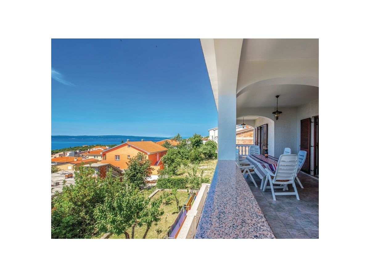 Apartment Three bedroom apartment with terrace and sea view Novi Vinodolski A-15946-a
