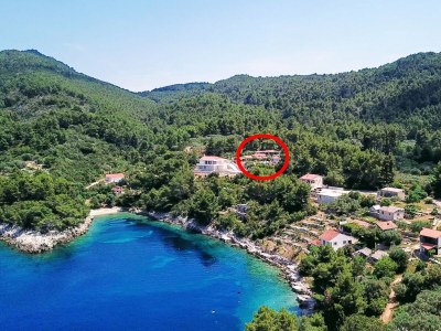 Apartment Two bedroom apartment with terrace and sea view Cove Poplat, Korčula A-18258-c - Outdoor photo 3