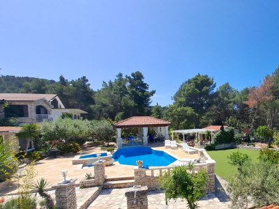 Apartment Two bedroom apartment with terrace and sea view Cove Poplat, Korčula A-18258-d - Outdoor photo 8
