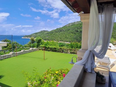 Apartment Two bedroom apartment with terrace and sea view Cove Poplat, Korčula A-18258-d - Outdoor photo 17