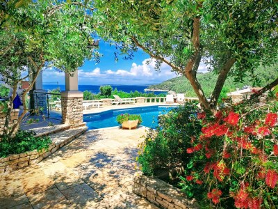 Apartment Two bedroom apartment with terrace and sea view Cove Poplat, Korčula A-18258-d - Outdoor photo 19