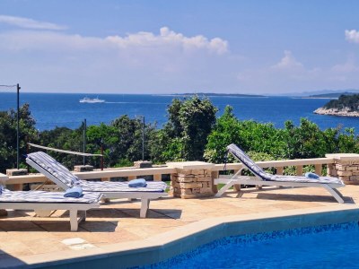 Apartment Two bedroom apartment with terrace and sea view Cove Poplat, Korčula A-18258-d - Outdoor photo 25