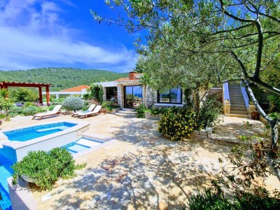 Apartment Two bedroom apartment with terrace and sea view Cove Poplat, Korčula A-18258-d - Outdoor photo 26