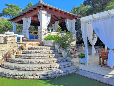 Apartment Two bedroom apartment with terrace and sea view Cove Poplat, Korčula A-18258-d - Outdoor photo 33