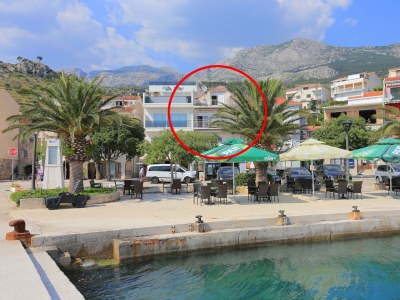 Apartment One bedroom apartment with balcony and sea view Podgora, Makarska A-18918-c - Outdoor photo 17
